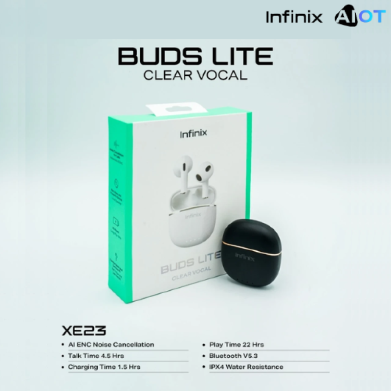 Infinix Lite Clear Vocal Wireless Earbuds XE23 Price in Pakistan