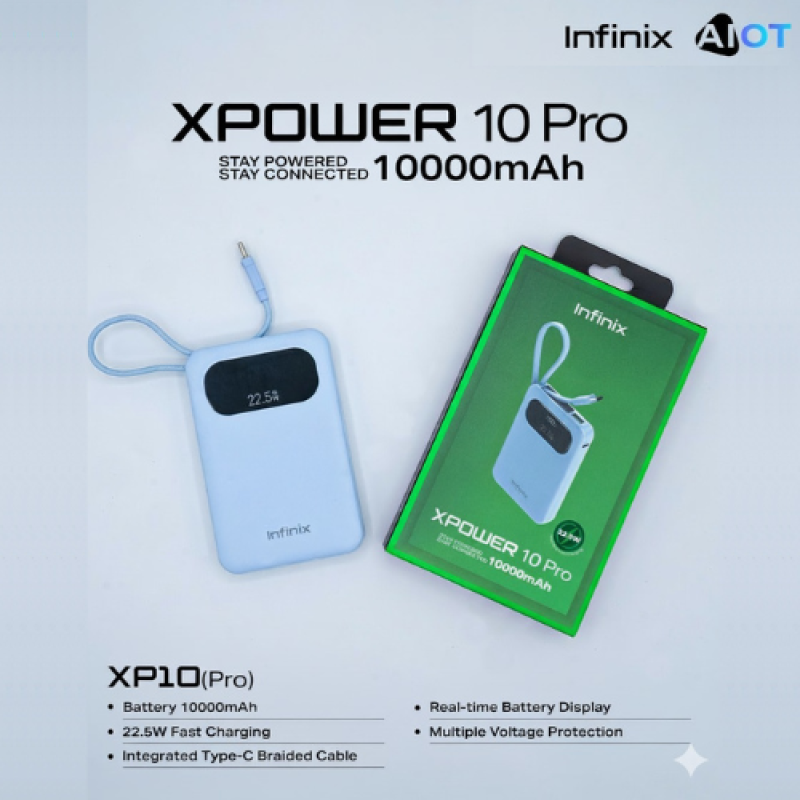 Infinix XPOWER 10 Pro Power Bank 10000mAh XP10 PRO