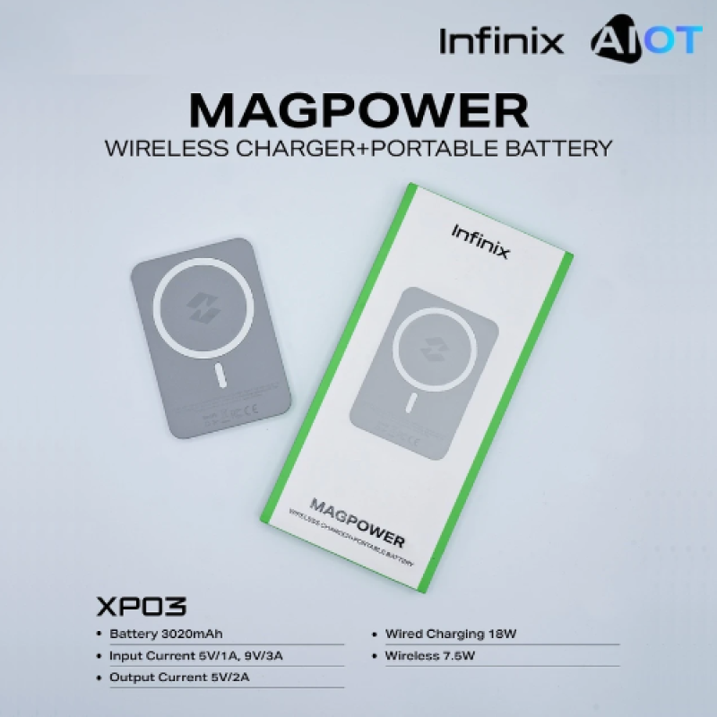 Infinix MagPower Wireless Power Bank XP03 Price in Pakistan