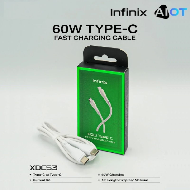 Infinix 60W Fast Charging Type-C Cable 1M XDC53