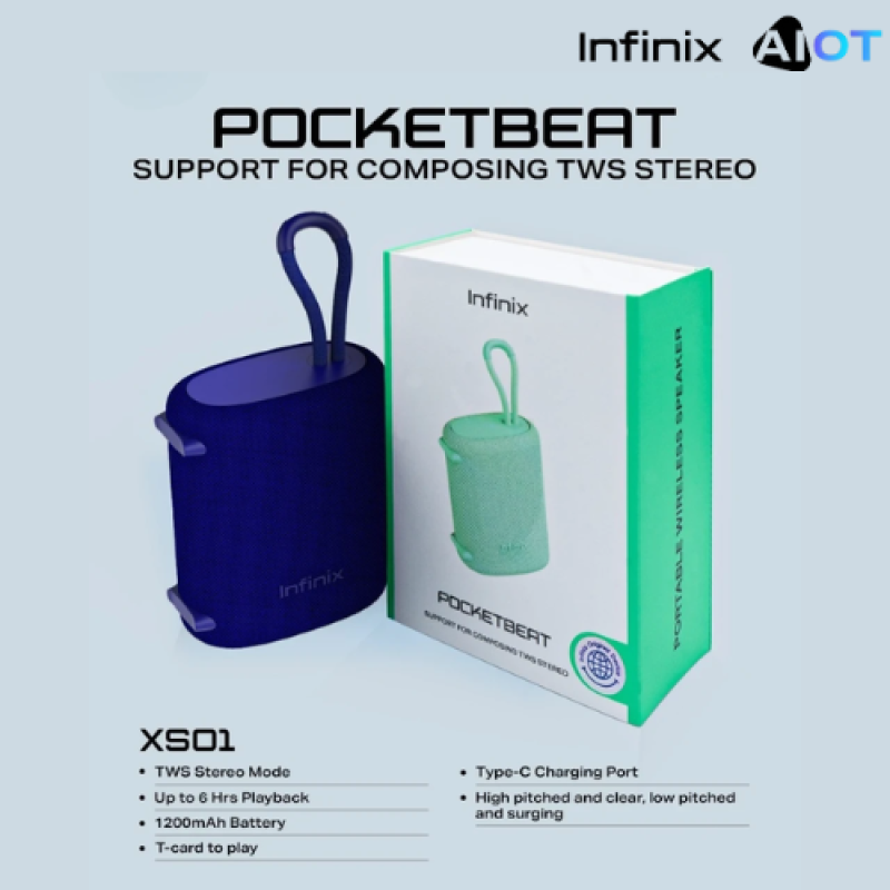 Infinix XS01 Pocket Beat Wireless Bluetooth Speaker