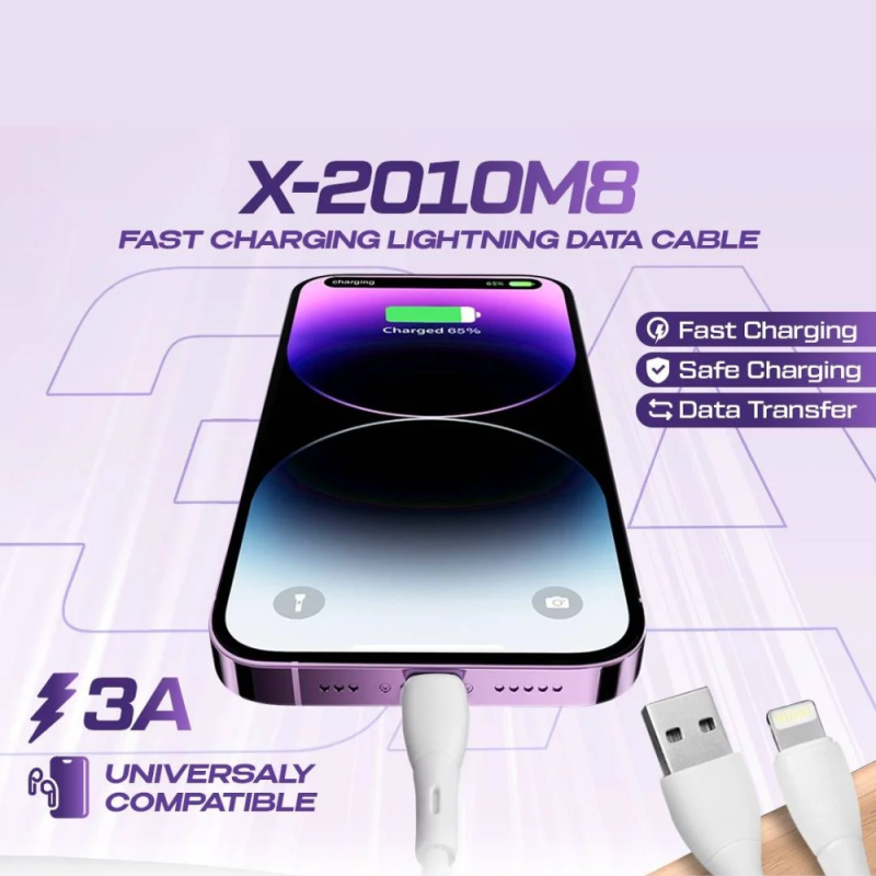 Xzone Usb to Lightning Data Cable 1M X-2010M8 Price in Pakistan