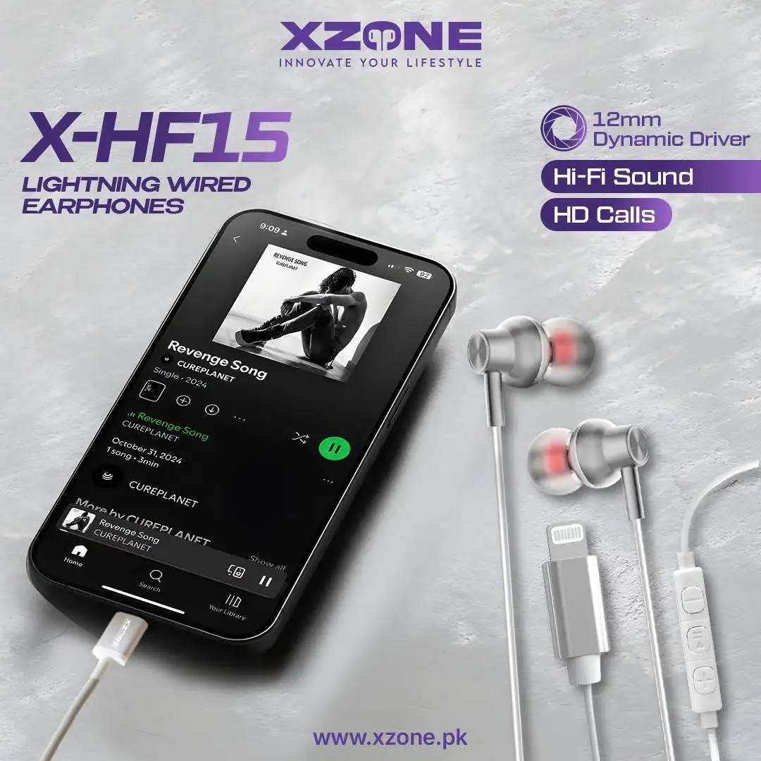 Xzone Wired Earphone Lightning X-HF15