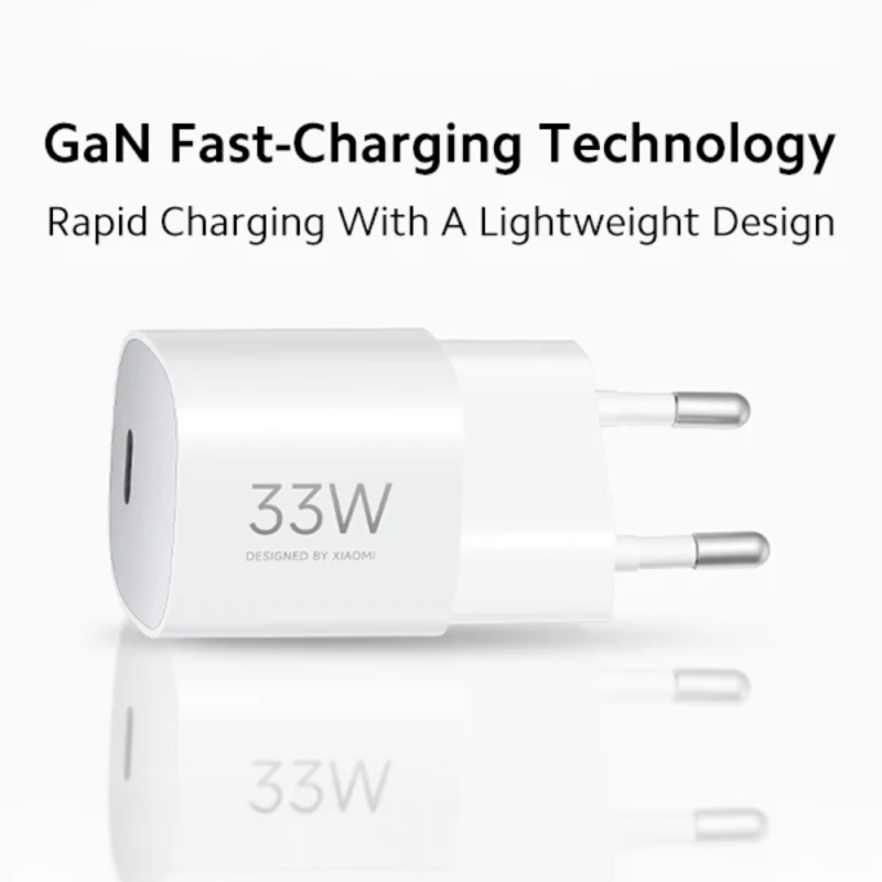 Xiaomi 33W Nano Power Adapter(USB-C) (Six Months Brand Warranty)