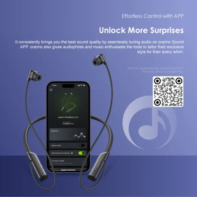 Oraimo Necklace Lite Wireless Earphones (OEB-311)