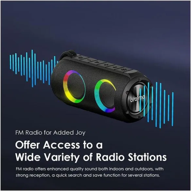 Oraimo Rover 12W FM Wireless Speaker Black (OBS-53D)