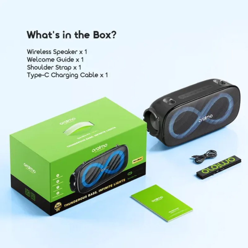 oraimo SpaceBox Pro 80W Karaoke-Support Wireless Speaker (OBS-682)