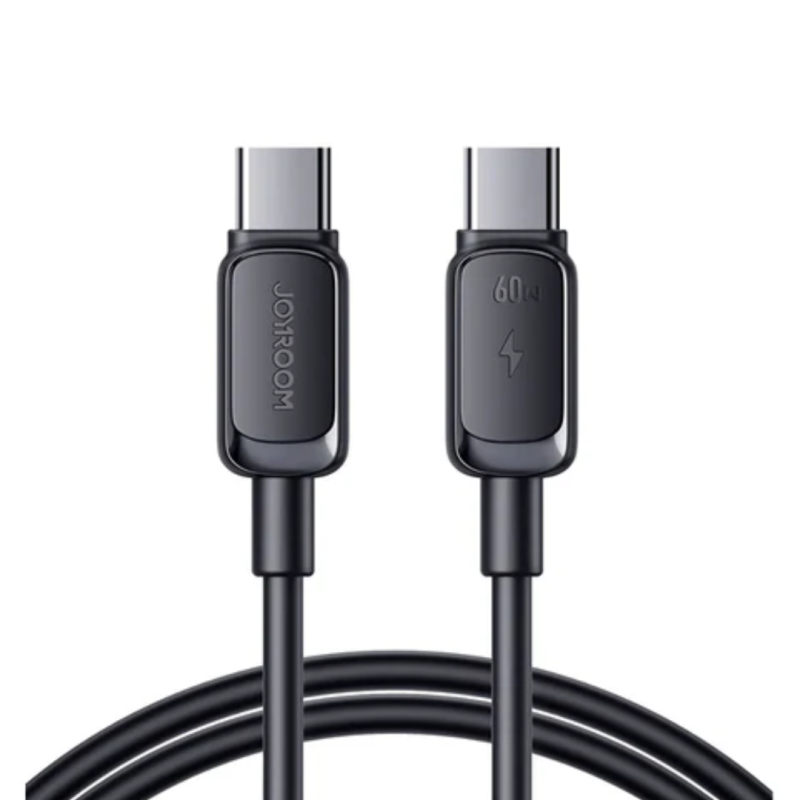 Joyroom 60W Fast Charging Cable (Type-C to Type-C) 1.2m Black ‚Äì S-A14