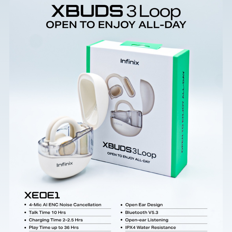 Infinix XBuds 3 Loop Wireless Earbuds XEOE1 Price in Pakistan
