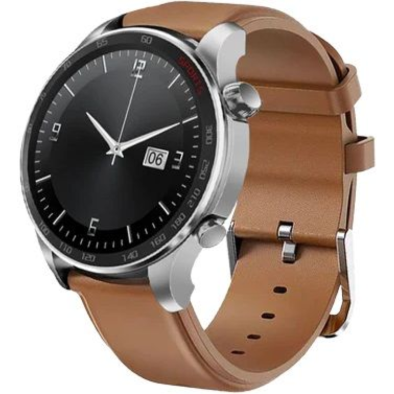 Yolo Ultron Genuine Leather Strap Smart Watch