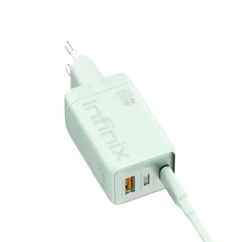 Infinix 68W GaN Charger with 100W Type-C Braided Cable  XDC95 Kit