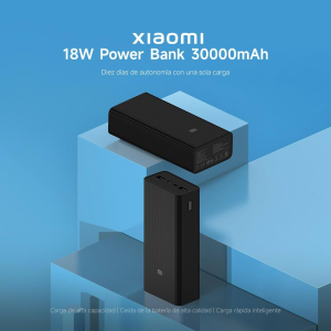 Xiaomi 18W PowerBank 30000mAh Black (Six Months Brand Warranty)