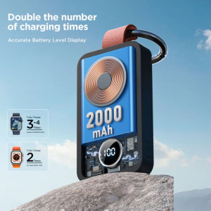 Joyroom JR-WQW01 Portable Watch Wireless Charger (2000mAh)