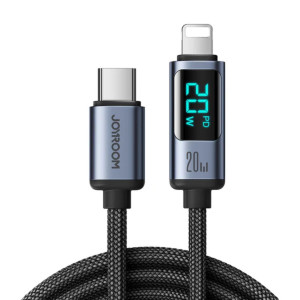 Joyroom USB C To Lightning Cable 20W 1.2M With LED Display S-CL020A16