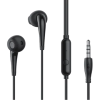 Oraimo Halo 2S Half In-Ear Wired Headphones Black (OEP-E21P)